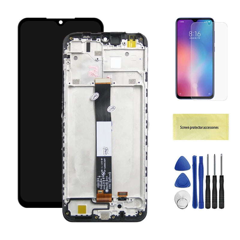 6.53'' for Xiaomi Redmi 10A 220233L2C, Lcd Display Touch Screen Digitizer Assembly for Redmi 10A Redmi10A  Display Repair Parts Xiaomi phone repair parts
