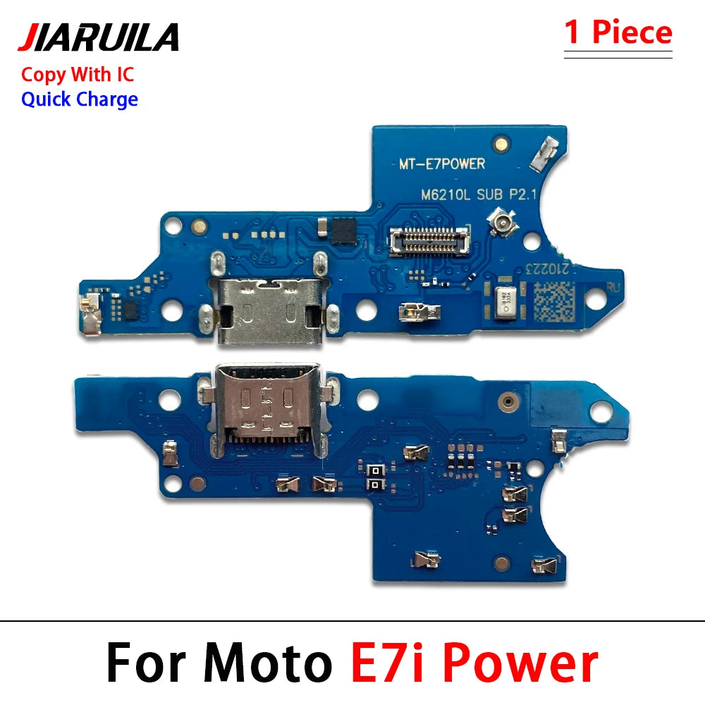USB Charging Board Port Dock Charger Connector Flex Cable For Moto E6i E7i E22i E32 G24 Power G04 G14 G54 G64 G84 G42 G62 5G Motorola phone repair parts