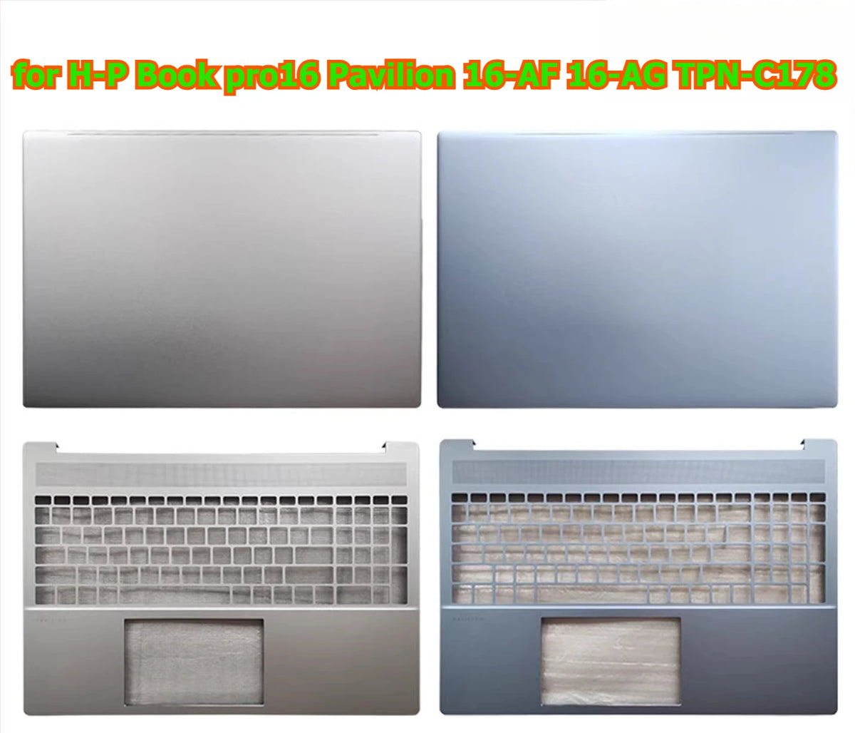 Cover case for HP Book pro16 Pavilion 16-AF 16-AG TPN-C178 lcd back housing bezel frame topcase palmrest buttom hinge shell HP laptop repair parts