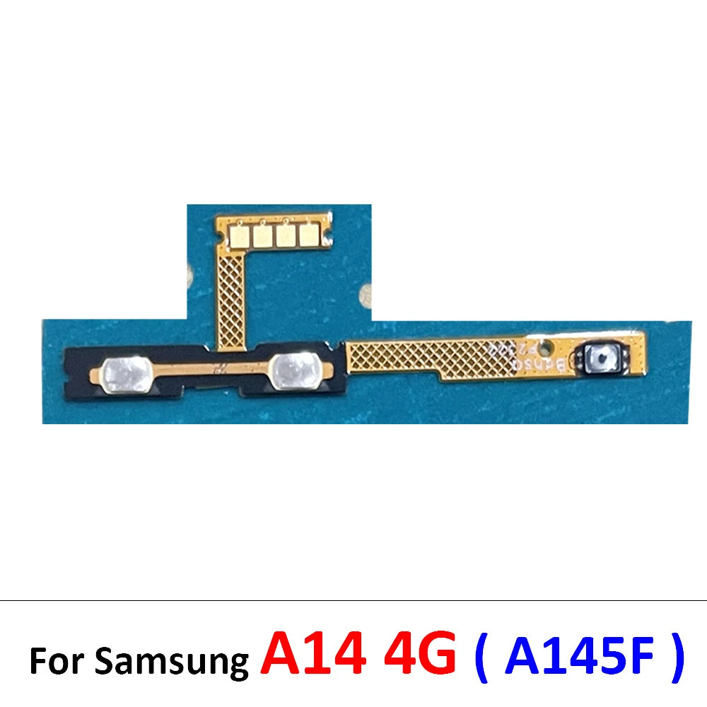 50Pcs, Power on off Volume Key Button Flex Cable For Samsung A13 A23 A33 A73 A53 A14 A24 A34 A54 A15 A35 A55 A04 A05 A05 4G 5G Samsung phone repair parts