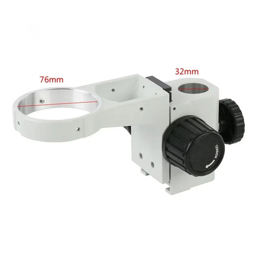 76mm Diameter Adjustable Zoom Stereo Microscopes Support Holder Focusing Bracket For Tinocular Microscope Binocular Microscope Professional Repair Tools
