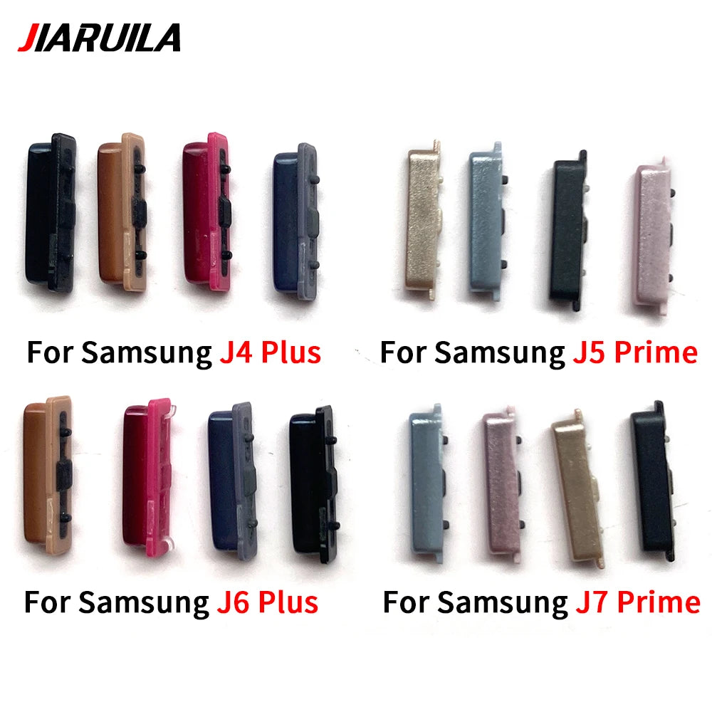 100Pcs, Side Power Key Volume Button For Samsung J2 Core J400  J4 J6 Plus J5 J7 Prime J5 J7 2016 2017 J330 J530 J730 J510 J710 Samsung phone repair parts