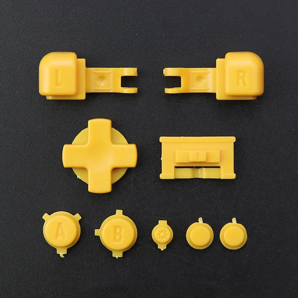 For GameBoy Advance SP Full Set Buttons For GBA SP A B L R D-Pad Select Start Power On Off Volume Key Replacement  ﻿ Game console repair parts