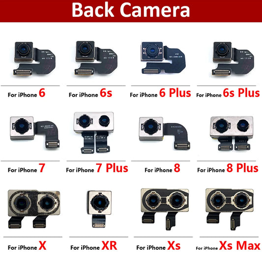 New Rear Big Back Camera Flex Cable Main Camera Module For iPhone 6 6G 6S 7 7G 8 8G Plus X XR XS Max Replacement Parts iPhone phone repair parts