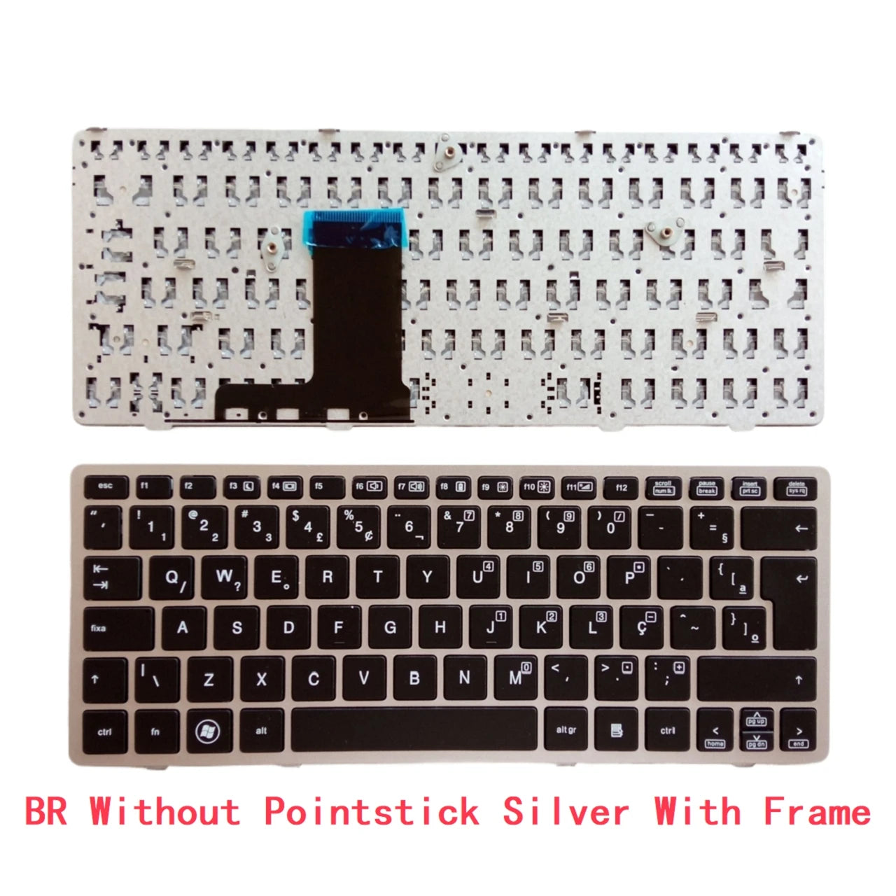 New US Russian Spanish Latin Brazil Laptop Keyboard For HP Elitebook 2560 2560P 2570 2570P 700948-B31  HP laptop repair parts