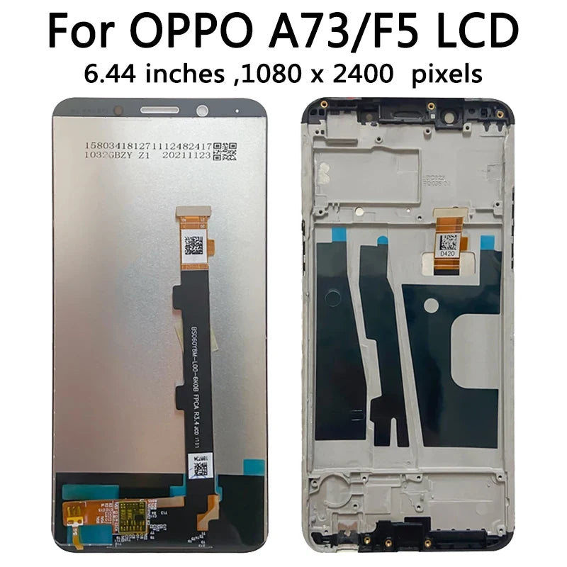 6.0“ IPS For OPPO F5 Youth CPH1725 CPH1723 CPH1727 LCD Display Touch Screen Digitizer Assembly Parts For Oppo F5 LCD Display  Oppo phone repair parts