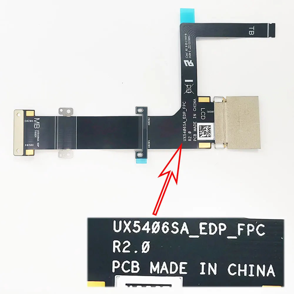 For ASUS Zenbook S 14 UX5406 UX5406A UX5406AA UX5406G UX5406S UM5406 Laptop Video Screen LCD LED Display Ribbon Flex Cable ASUS laptop repair parts