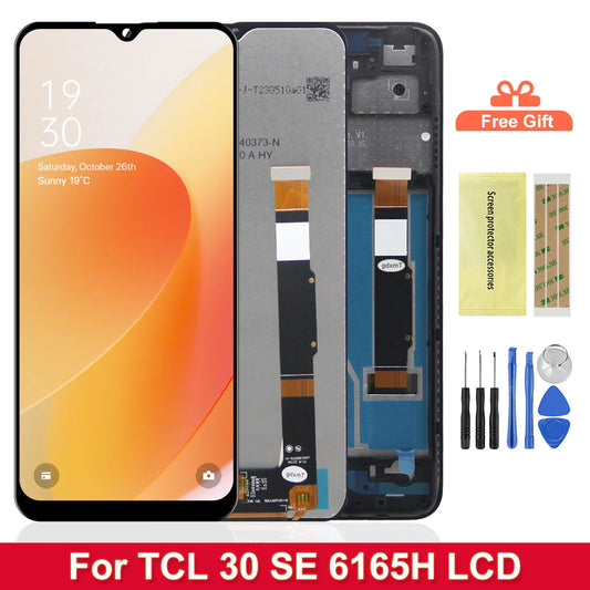 6.52'' For TCL 30SE 6165H 6156H1 6165A 6165A1 6165S LCD Display Touch Screen Digitizer Assembly Replacement Parts TCL phone repair parts