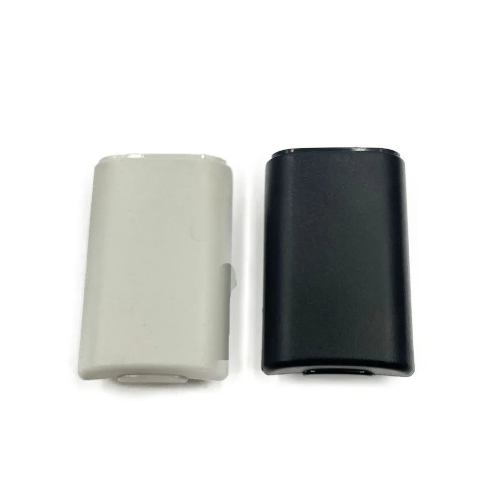 20PCS Black  White Plastic Back Battery Cover Cases Holder Pack Part Shell Case For XBOX 360  Controller Battery Back Case Game console repair parts