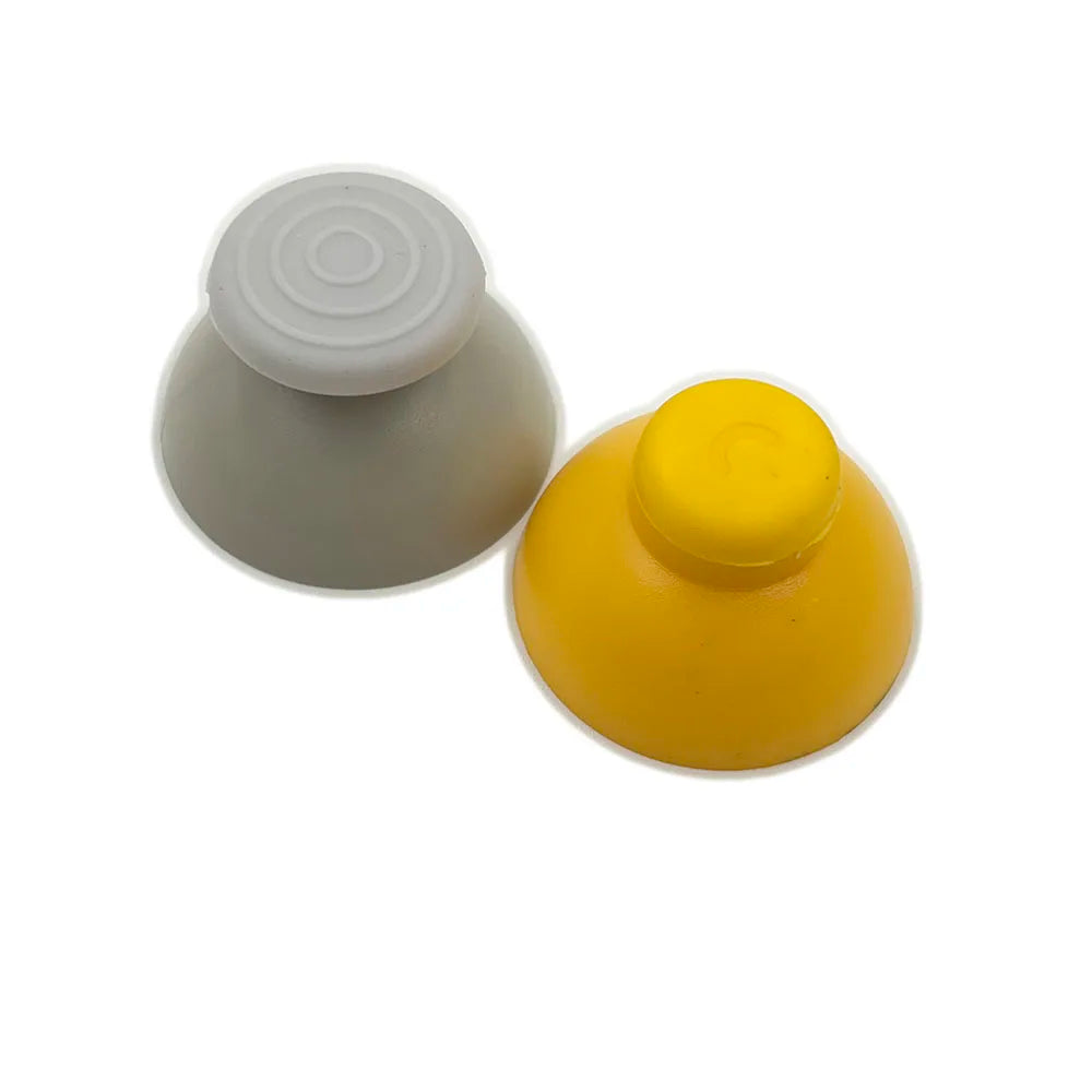 10PCS For GameCube NGC  GC Controller Gray Yellow Left Right Analog Stick Thumb Cap Buttons Game console repair parts