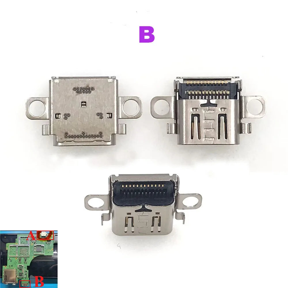 Replacement For Nintendo Switch 2 NS2 Type-C Charging Port Power Cable Fan Antenna ZL ZR Ribbon Cable Joystick Earphone Jack Game console repair parts
