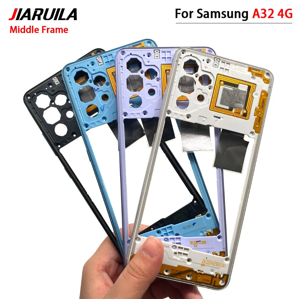 For Samsung A22 A32 4G 5G A225F A226B A325F A326B Middle Frame Holder Housing Replacement Repair Parts Samsung phone repair parts