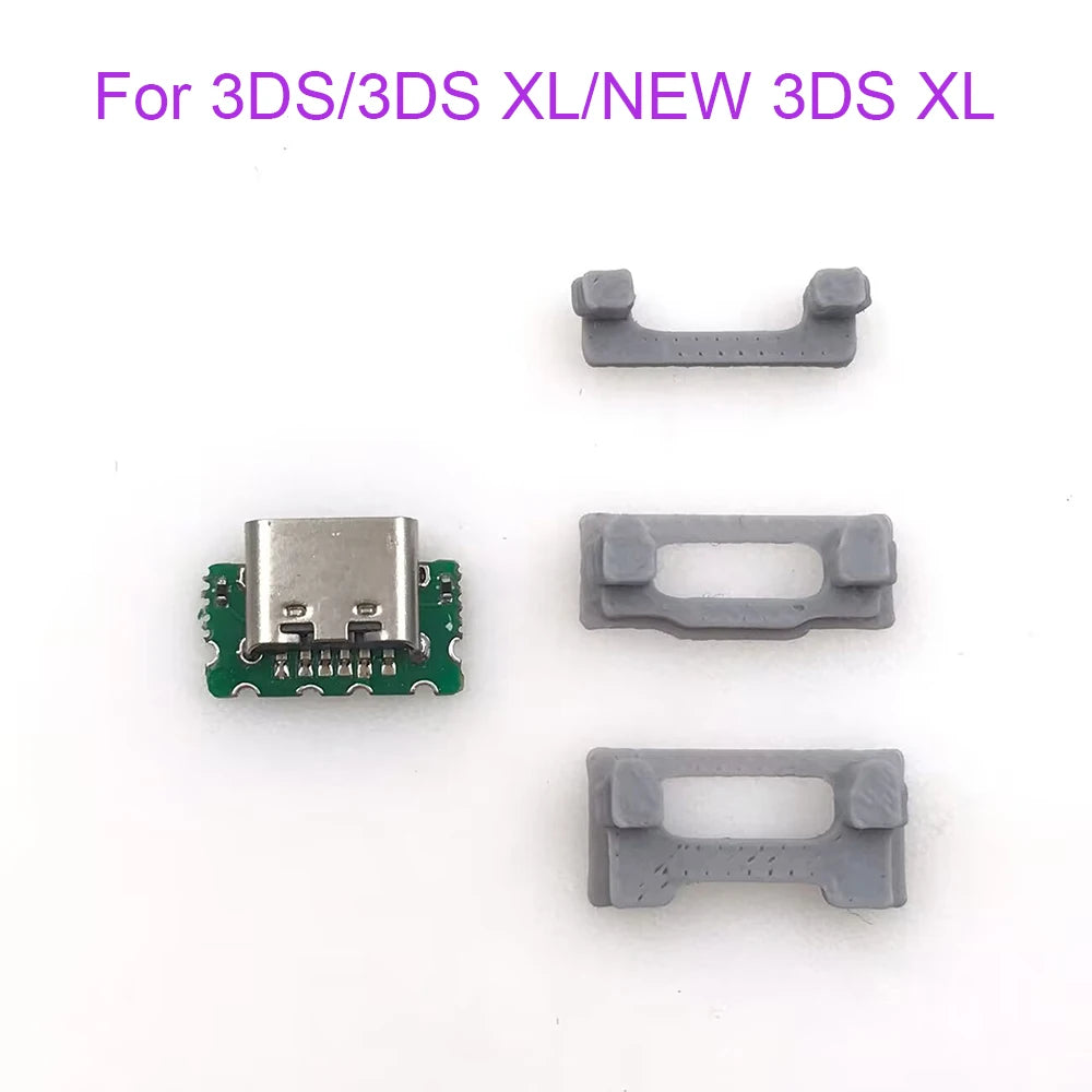 1pc-10pcs 2 in 1 USB-C USB Type-C Charging Port For Nintendo 3DS New 3DS XL LL Game console repair parts