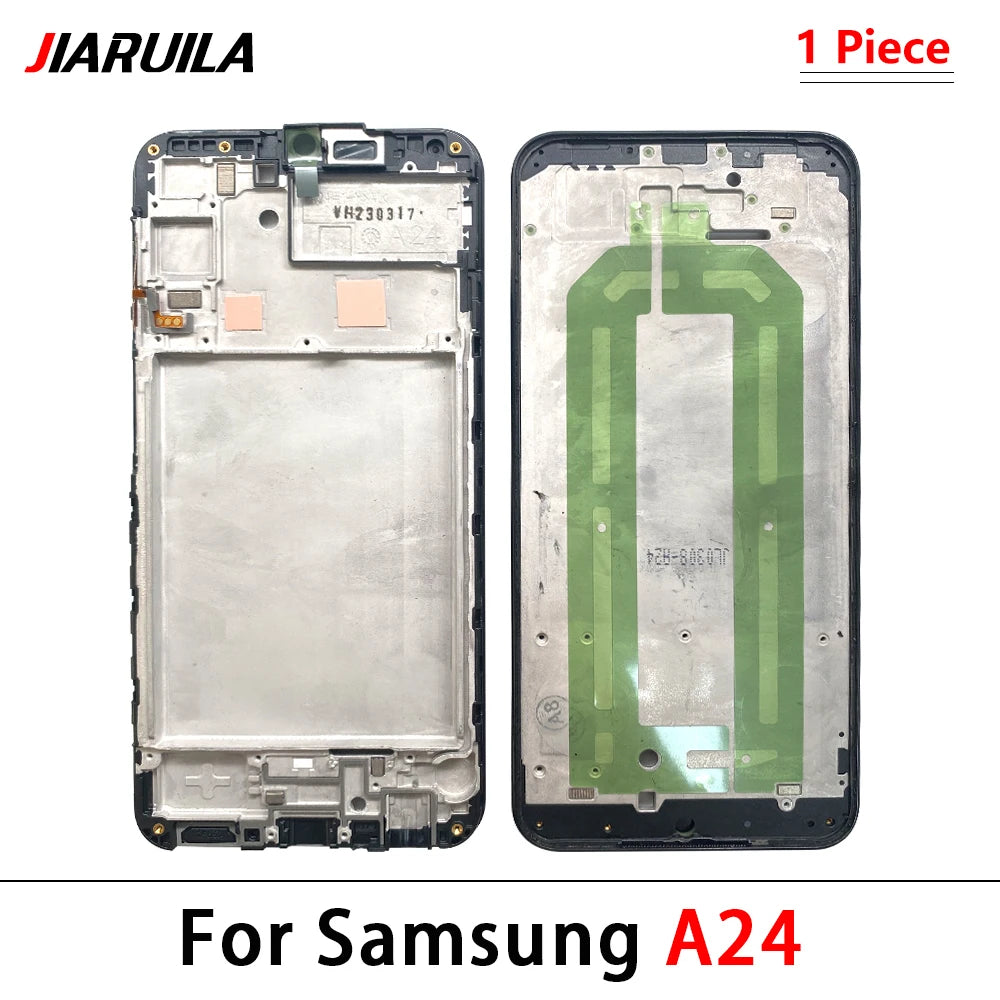 10Pcs, Middle Frame For Samsung A13 A14 A23 A24 A34 A54 A33 A73 4G 5G Front Frame Housing Bezel Repair Parts Samsung phone repair parts