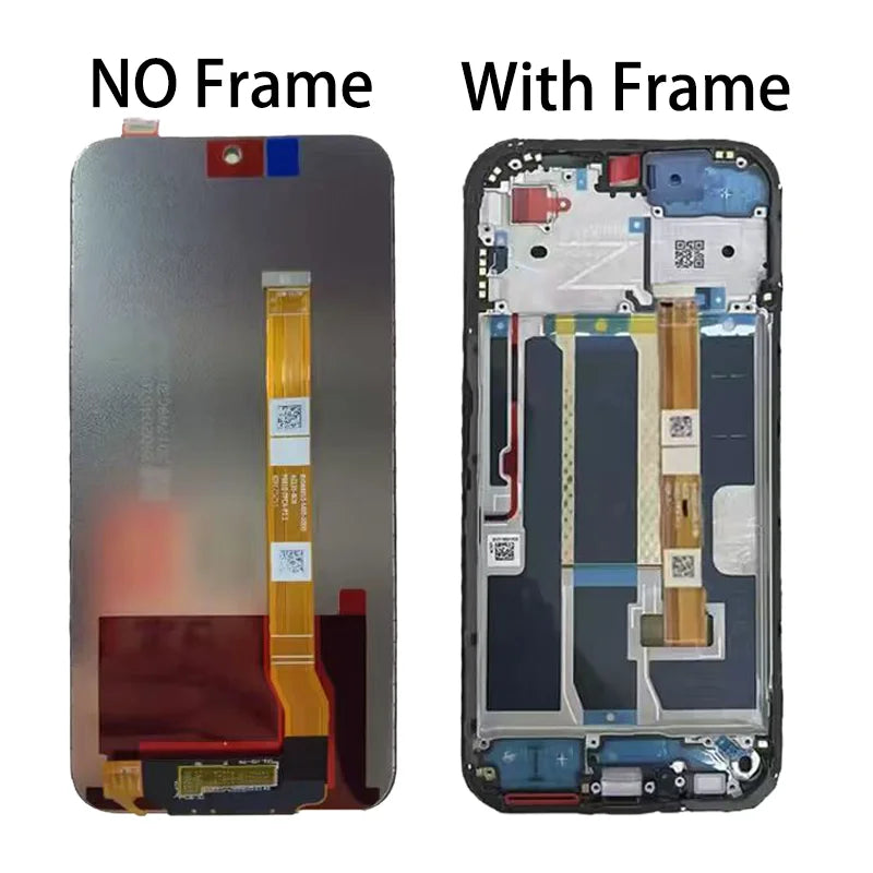 6.75"Tested For Oppo A6c LCD Display With Touch Screen Assembly CPH2895 Display Replacement Oppo phone repair parts Realme phone repair parts