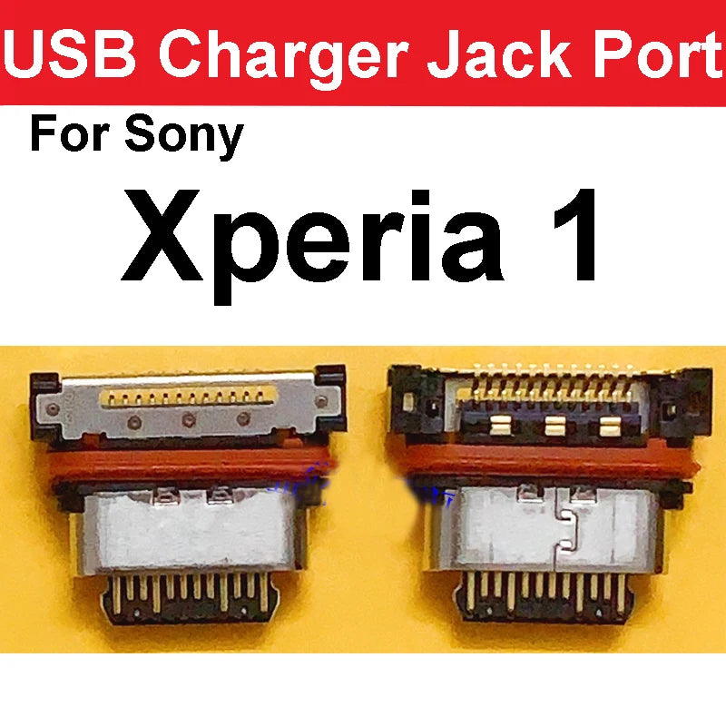 Micro USB Charging Port For Sony Xperia 1 5 8 10 10 Plus Xperia 1 II 5 II 10 II Mini Tpye C USB Charger Dock Connector Parts Sony phone repair parts