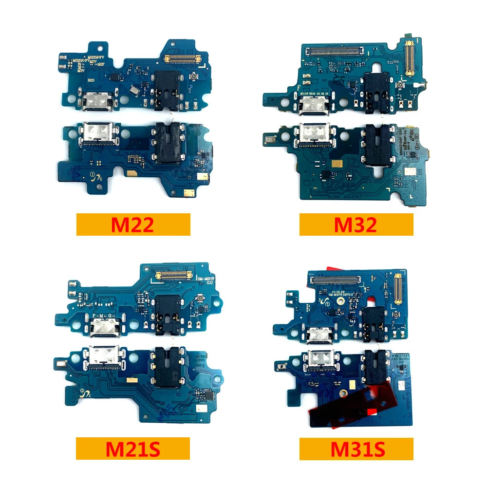 10Pcs USB Charger Charging Port Connector Flex Cable For Samsung M31 M31S M51 M10 M20 M30 M30s M21s M32 M52 M62 M13 M33 M53 5G Samsung phone repair parts