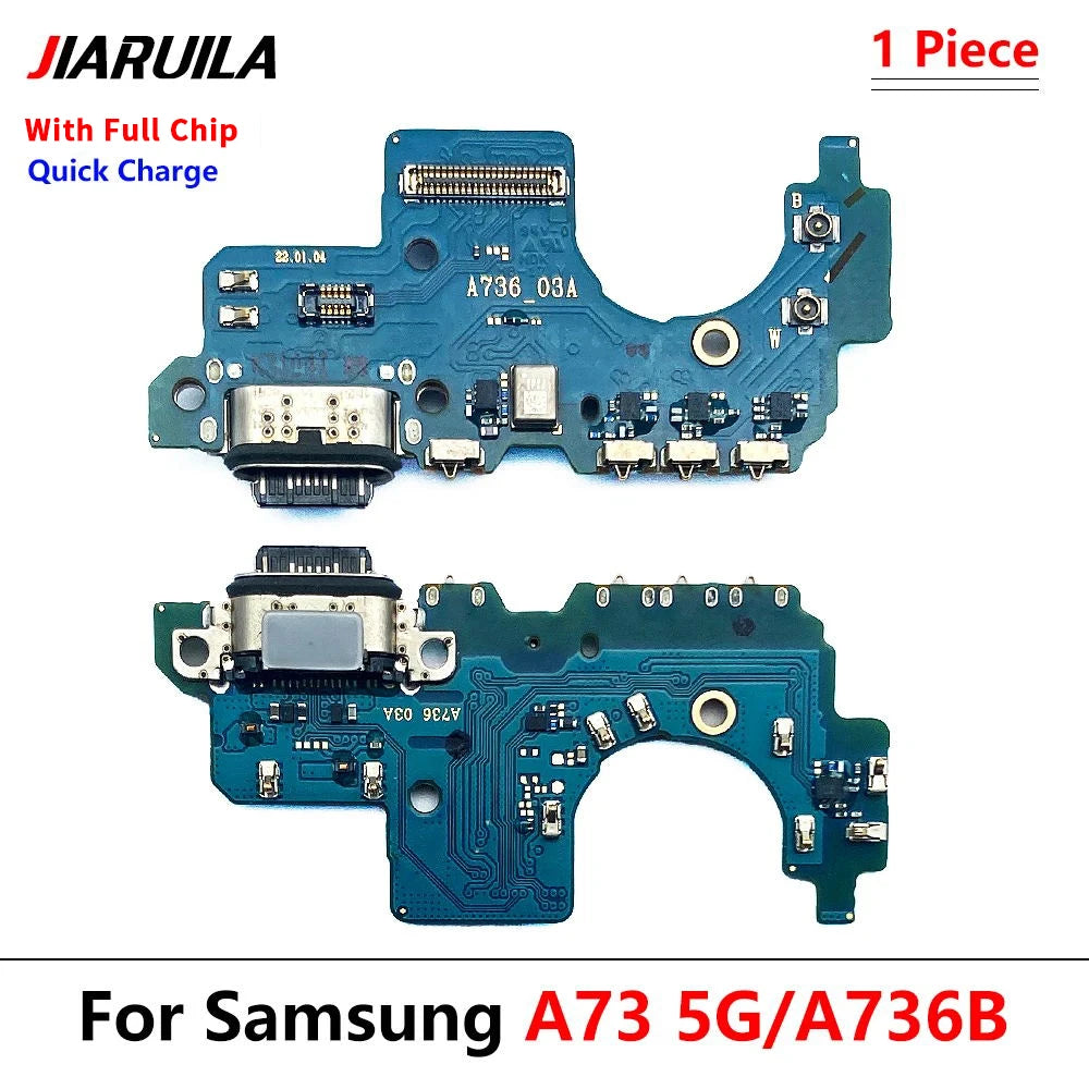 For Samsung A73 5G A736 A736B USB Charging Port Dock Connector Board Mainboard Main Flex Cable Repair Parts Samsung phone repair parts