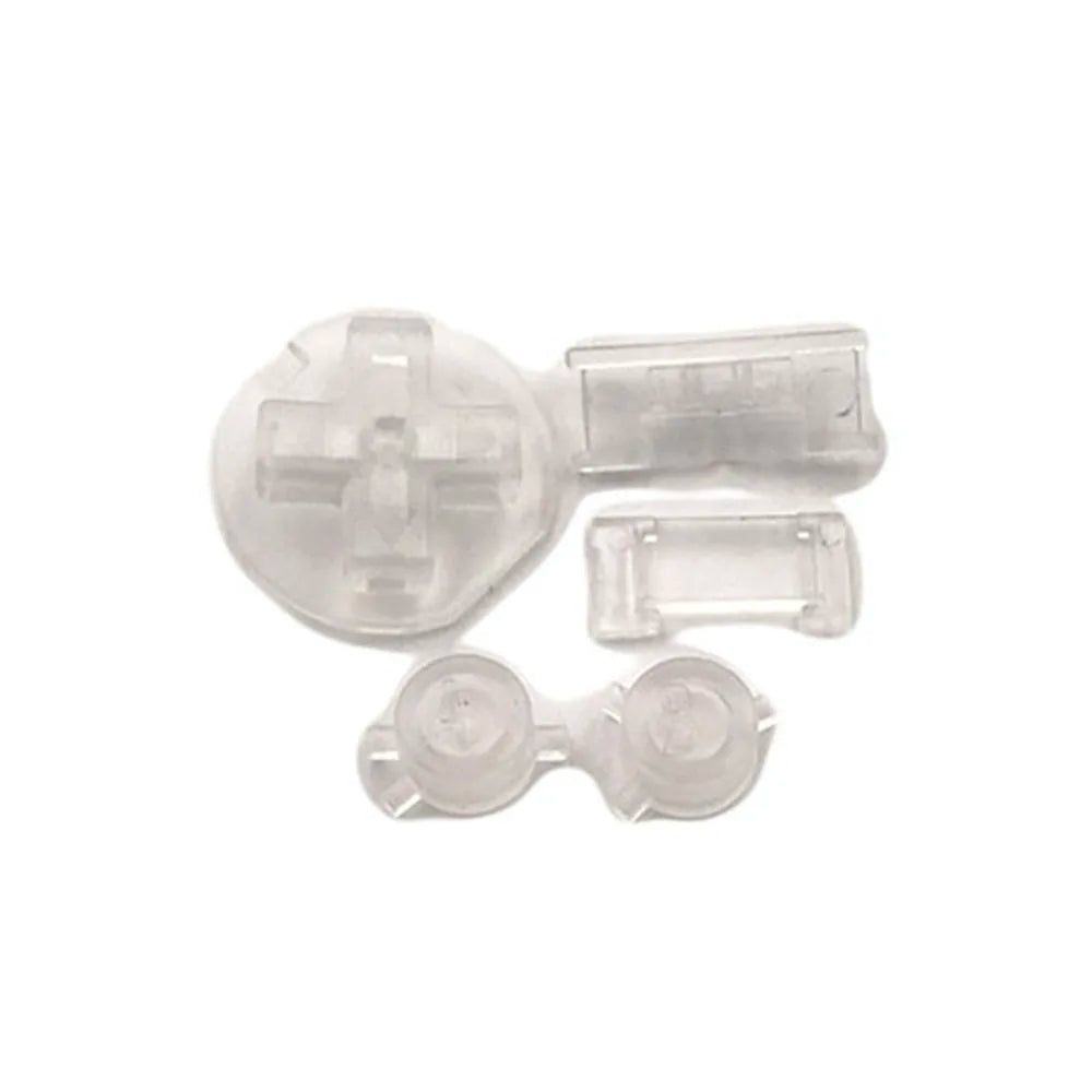 1-10sets For GBC Plastic Power ON OFF Buttons Keypad A-B D-pad Game console repair parts