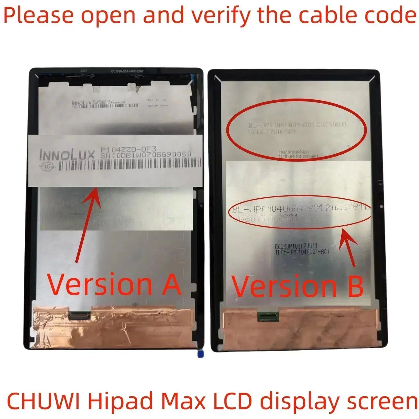 Original For CHUWI HiPad Max CWI536 LCD Display Touch Screen Digitizer Glass Sensor Assembly Tablet repair parts