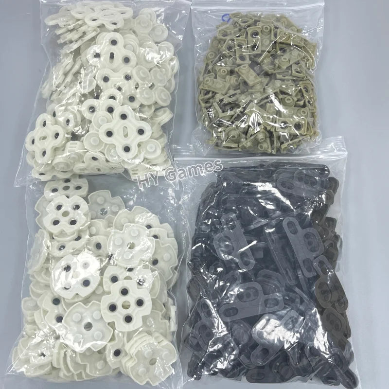 100Sets/lot Replacement Silicone Rubber Pad for PS3 Controller D Pads Contact Key Buttons Repair Part Game console repair parts