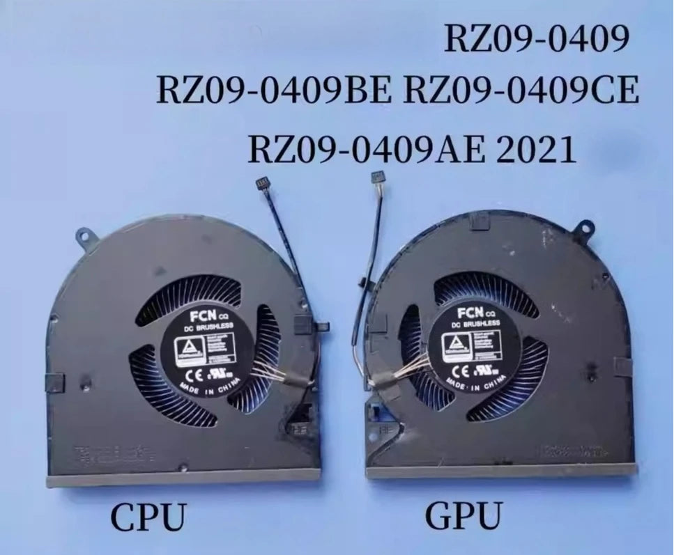 CPU/GPU Cooler Heatsink Fan Radiator For Razer Blade15 2021 Advanced RZ09-0409/BE 13283688 0709VM0 0110VD10 0974VM10 0164VM10 Razer laptop repair parts