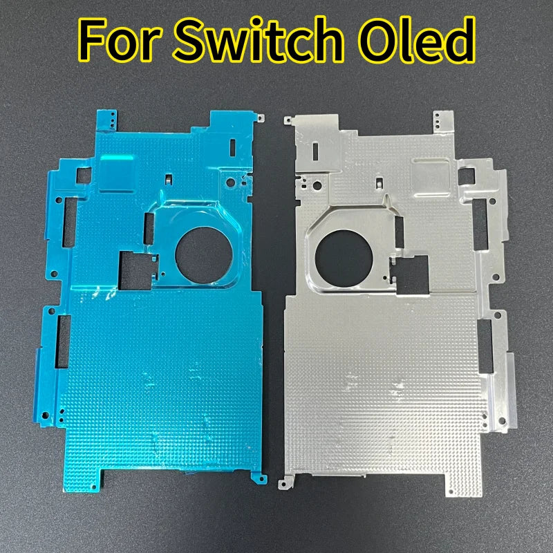 1Piece for Nintendo Switch Aluminum Metal Back Plate Shell for Switch Lite Oled Middle Metal Heat Sink Part  Game console repair parts