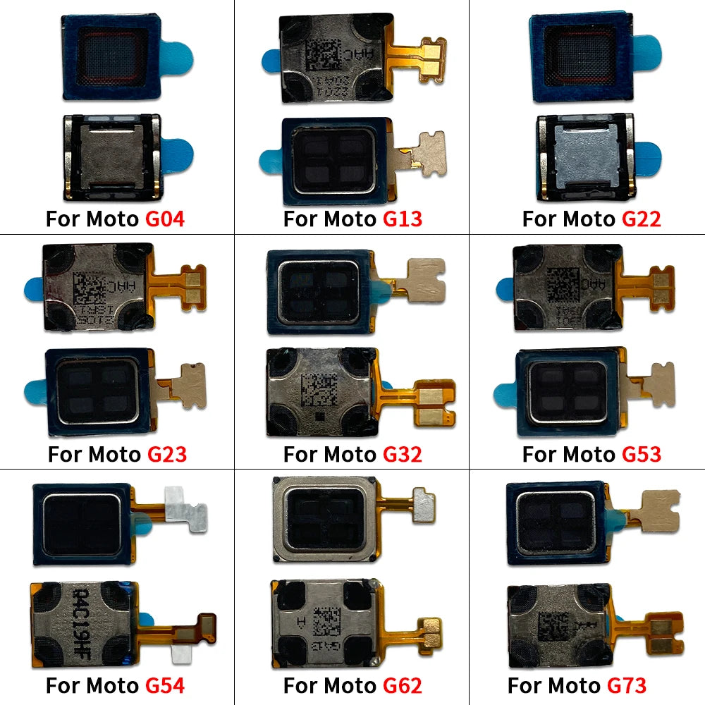 Earpiece Speaker For Moto G04 G13 G14 G22 G23 G24 G32 G42 G52 G53 G54 G62 G71 G73 G82 Earphone Repair Parts Motorola phone repair parts