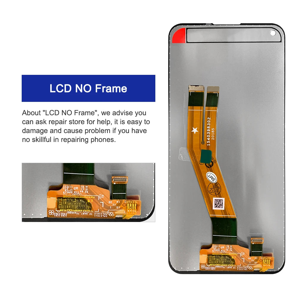 6.4'' M11 Display Screen with Frame, for Samsung Galaxy M11 M115 M115F Lcd Display Touch Screen Digitizer Assembly Replacement Samsung phone repair parts