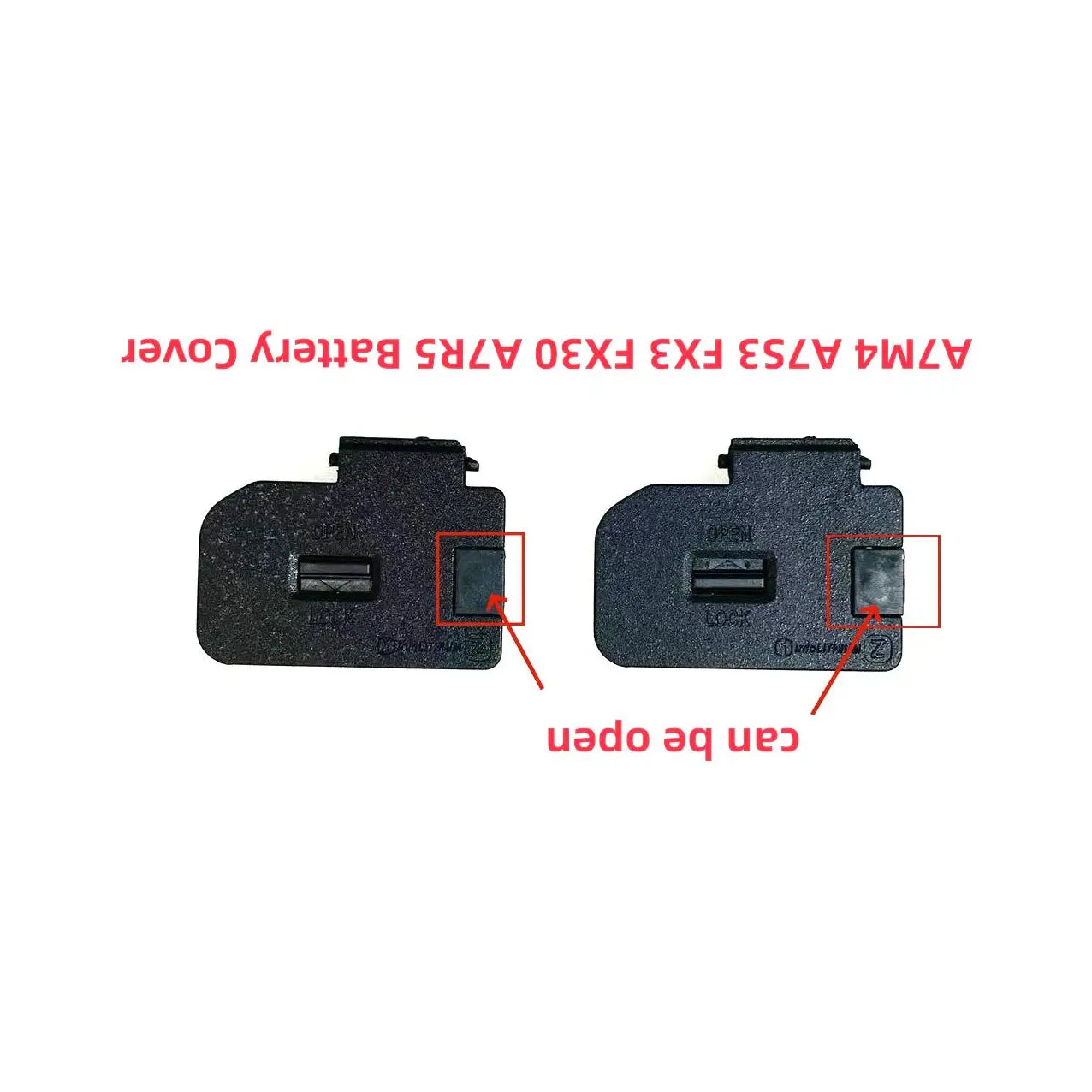 New Battery Cover Door for Sony A7M4 A7S3 A7R5 FX3 FX30 Battery Cover Shell Digital Camera repair parts