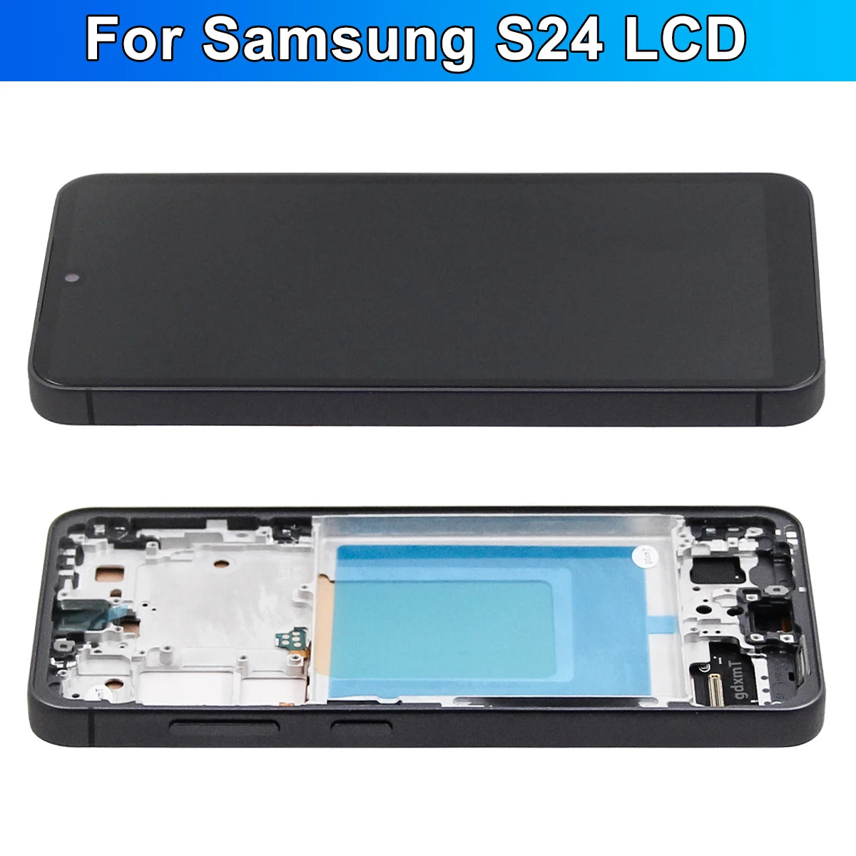 For Samsung S24 4G 5G Tested S24 For S921B SM-S921B/DS SM-S921U LCD Display Touch Screen Digitizer Assembly Replacement Samsung phone repair parts