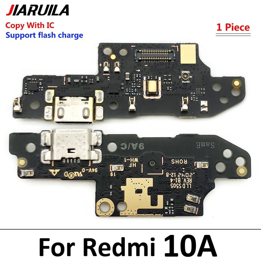 10Pcs, USB Charger Dock Connector Charging Port Flex Cable For Xiaomi Redmi 9 9C 9A 9T 8 8A 10C 10 Prime 10A 12C 12 13 13C 4G 5G  Xiaomi  Xiao mi phone repair parts