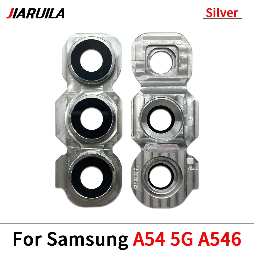 New Rear Camera Glass Lens Cover With Frame Holder For Samsung A26 A56 A34 A54 S24 Fe 5G Replacement Parts Samsung phone repair parts