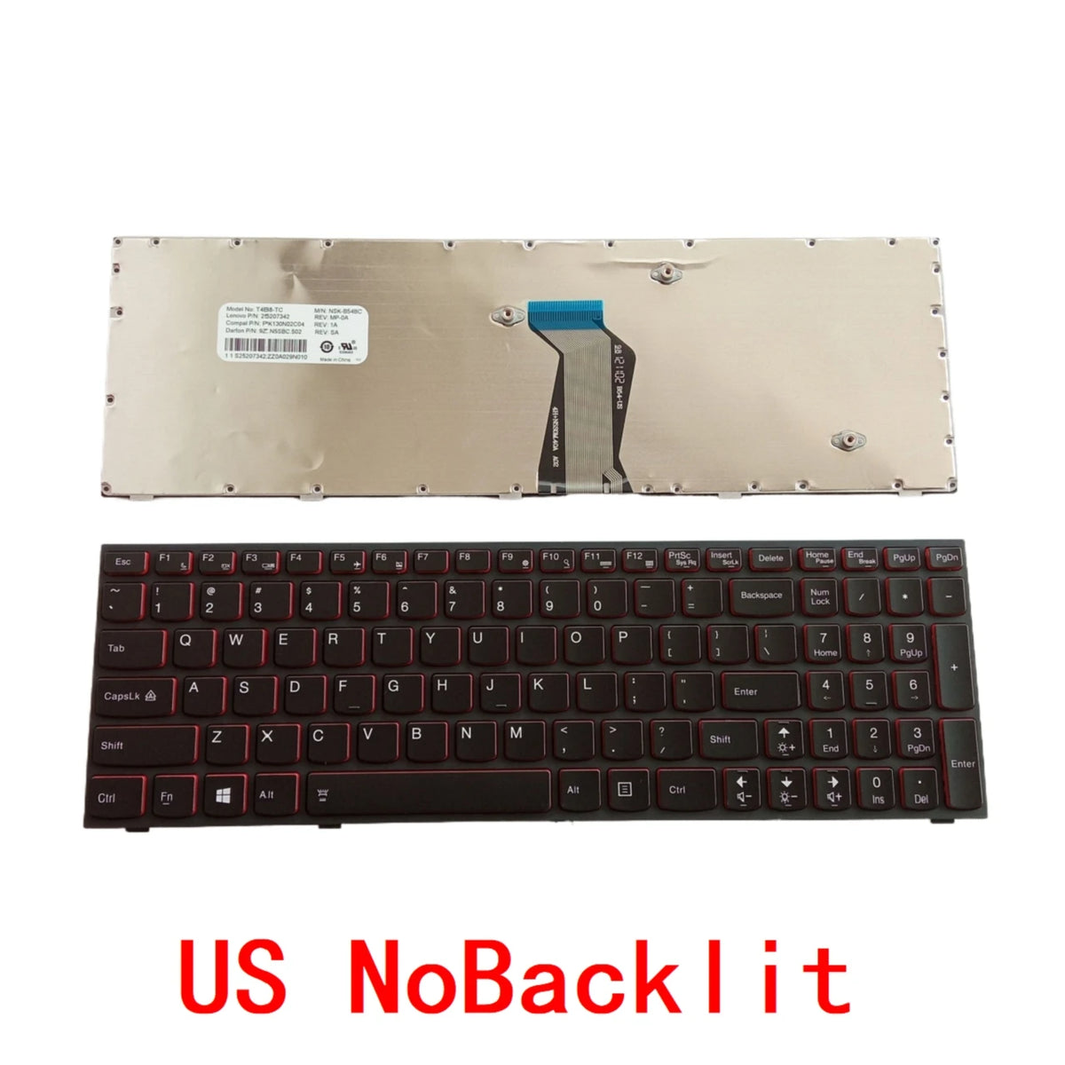 New US Russian Spanish Laptop Backlit Keyboard For Lenovo Y500 Y500N Y500NT Y510 Y510P Y590 Y590N Notebook PC Replacement Lenovo laptop repair parts