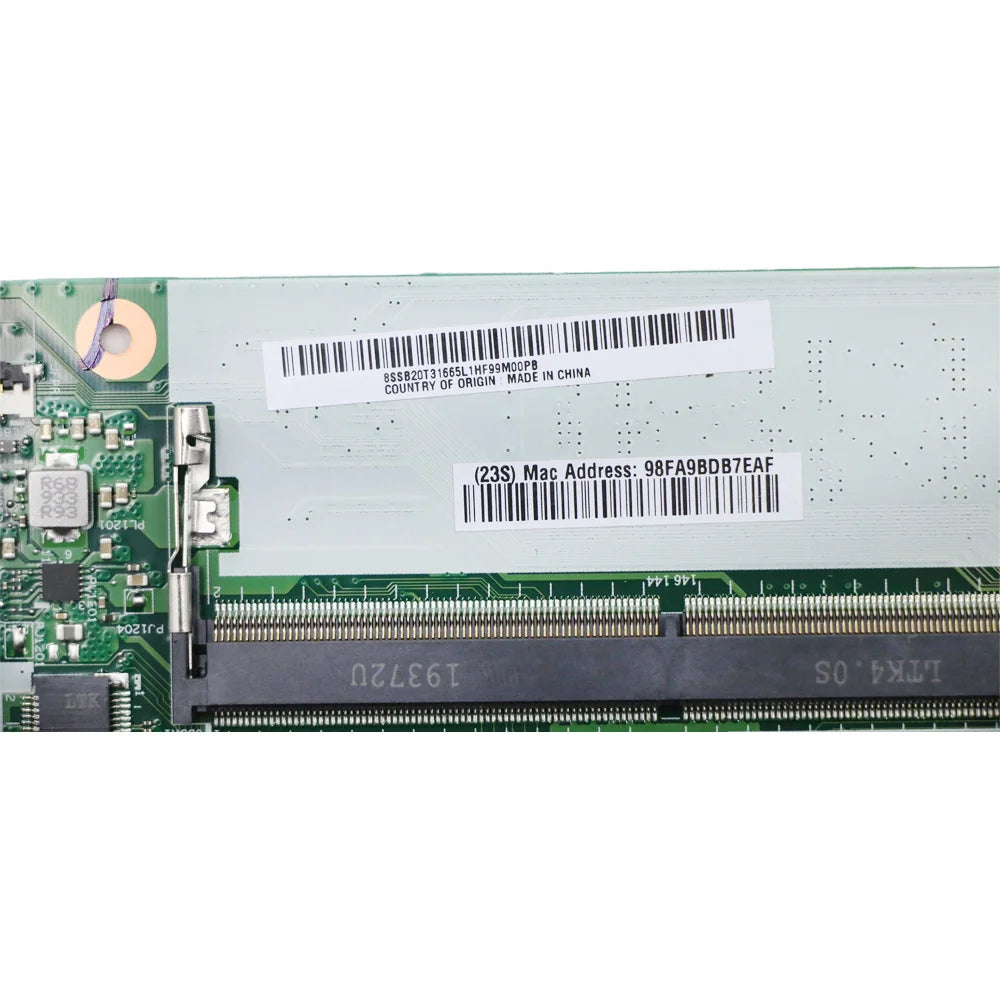 Laptop Motherboard For Lenovo Thinkpad T490 T590 NM-B901 With CPU I7-8565 I5-8365 RAM 8G 16G 01YT413 02HK937 DDR4 100% Tested Lenovo laptop repair parts