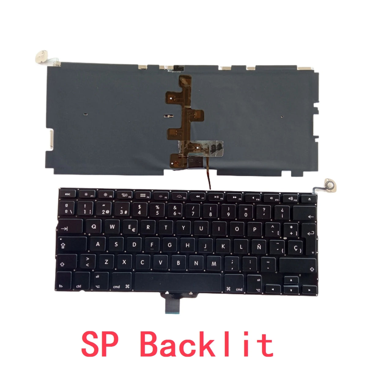 US Russian Spanish UK Arab Brazil Portuguese Backlit Keyboard For Apple MacBook Pro 13" A1278 2009 2010 2011 2012 MD101 MD102 MACBOOK laptop repair parts