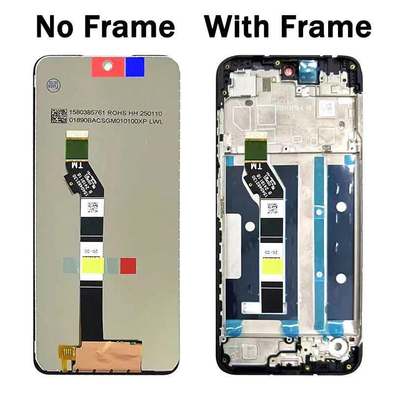 6.72" LCD For Moto G15 Power LCD For Motorola Moto G15 Power LCD Display With Frame Touch Screen Panel Digitizer Assembly Motorola phone repair parts