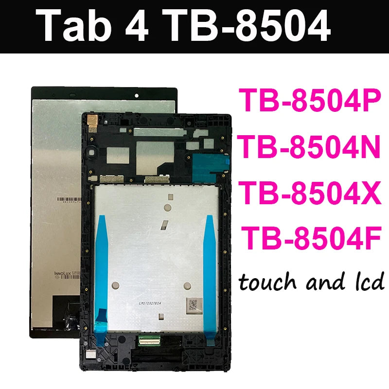Tablet LCD For Lenovo Tab 4 TB-8504 TB-8504F TB-8504N  TB-8504x TB-8504p LCD Display Touch Screen Digitizer Assembly Lenovo phone repair parts