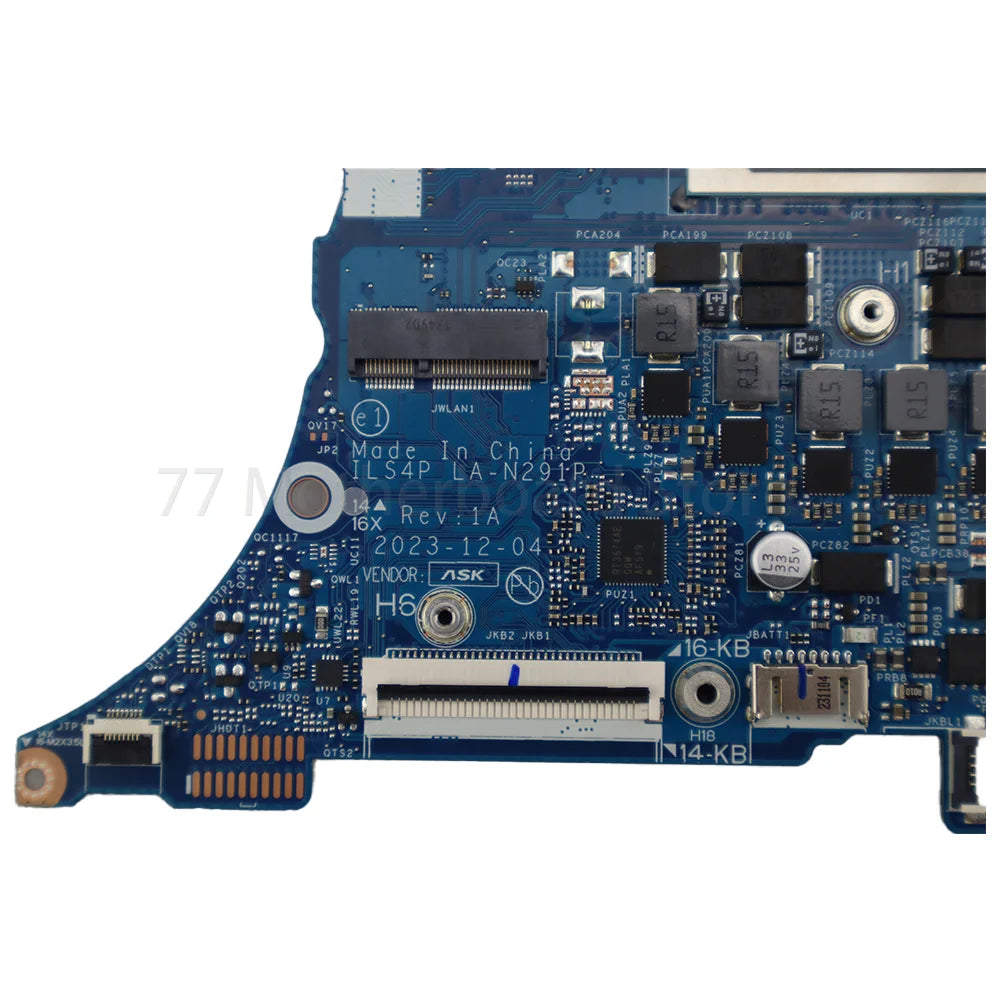 Laptop Motherboard For Lenovo IdeaPad Slim 5 16AHP9 LA-N291P With CPU R5 8645H R7 8745H RAM 8G/16G/32G 5B21M65274 Lenovo laptop repair parts
