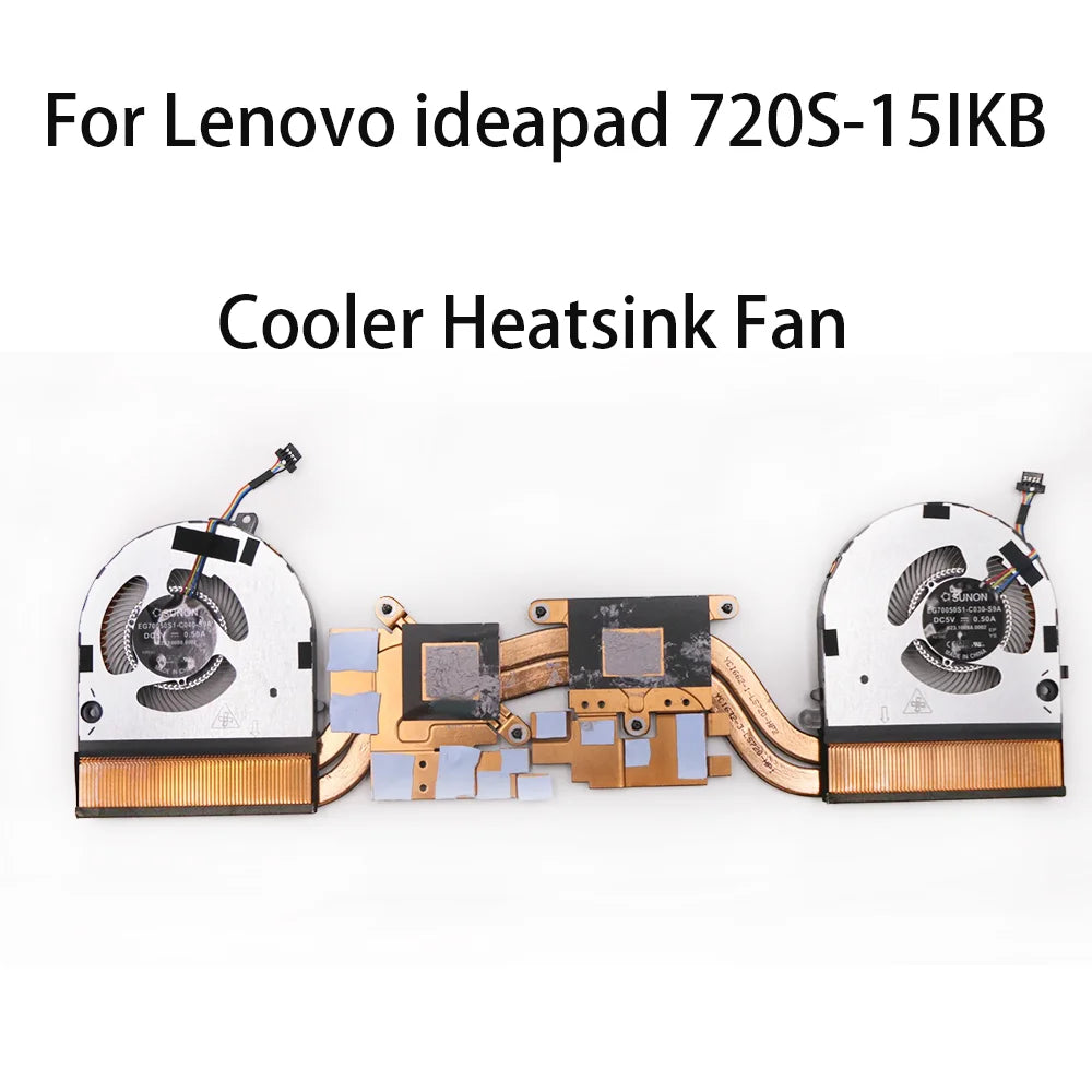 Original Cooling Fan Heatsink For Lenovo ideapad 720S-15IKB 720S Touch-15IKB FRU 5H40Q62257 Lenovo laptop repair parts