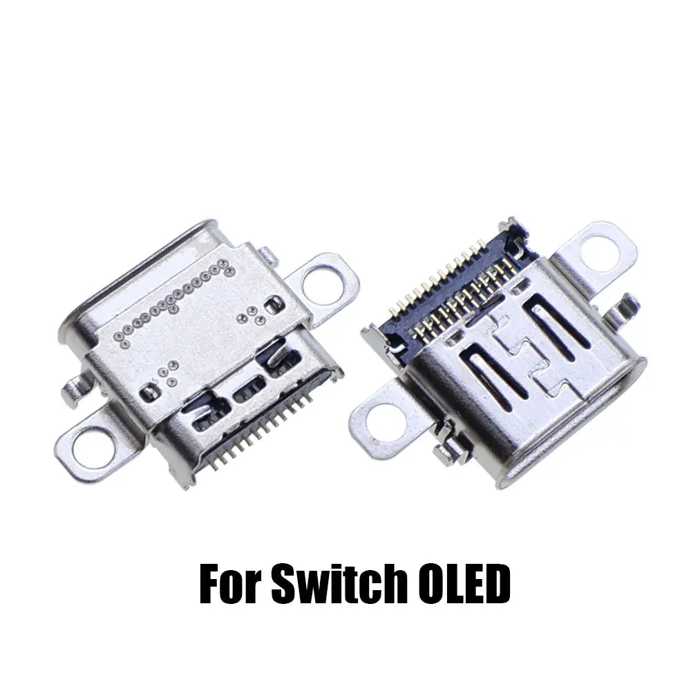 2pcs For NDS NDSL NDSi XL Power Socket Charging Port For GBA GBASP Link Connector For Switch / Lite / Oled / Pro NS Console Game console repair parts