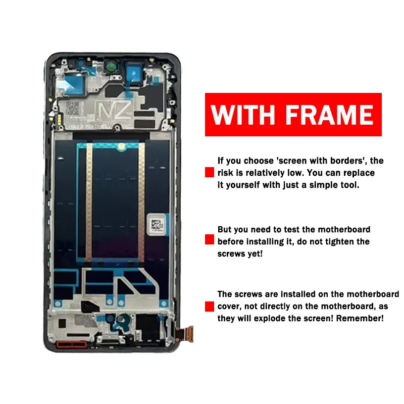 AMOLED LCD Screen For Oppo Reno13 F CPH2701 LCD For Oppo Reno 13F 5G CPH2699 LCD Screen Touch Digitizer Assembly  Oppo phone repair parts