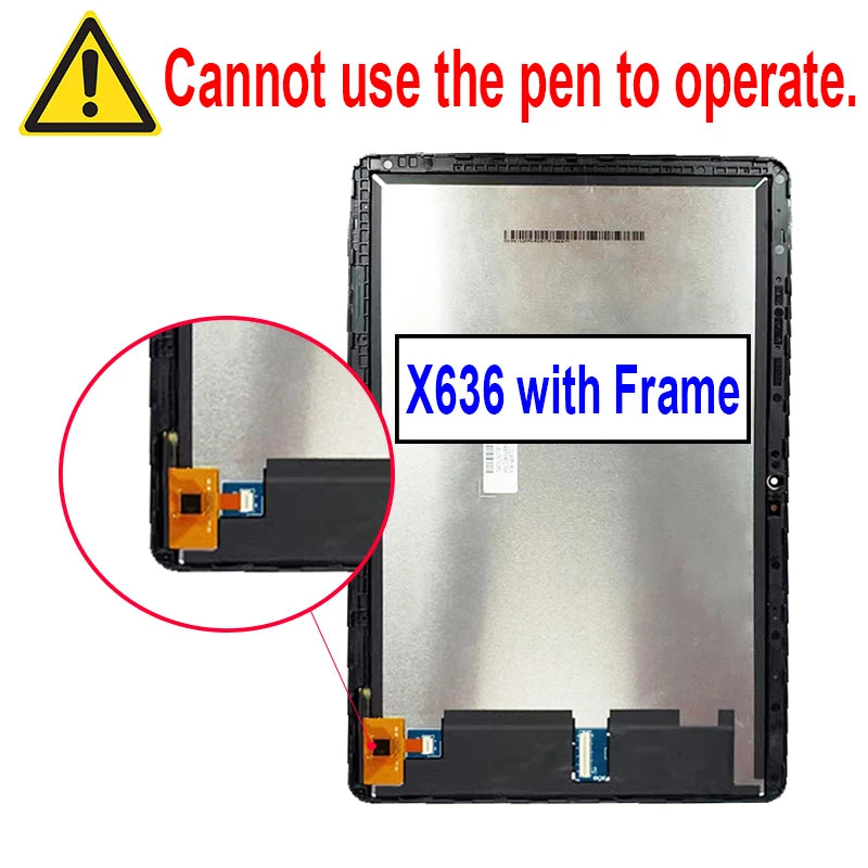 Tablet LCD For Lenovo Chromebook Duet 10.1 CT-X636F CT-X636N CT-X636 x636 LCD Display+Touch Screen Digitizer Assembly Lenovo phone repair parts