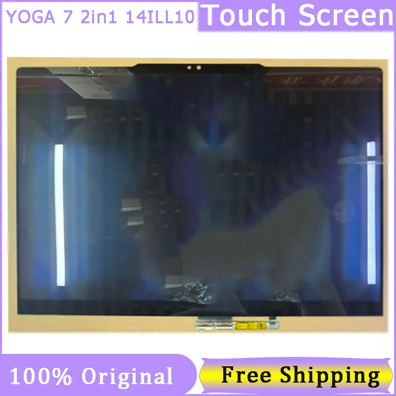 14 Inch Touch Screen For Lenovo YOGA 7 2 in 1 14ILL10 14AKP10 Display Assembly  Replacement 1920x1200 FHD OLED With Frame Panel Lenovo laptop repair parts