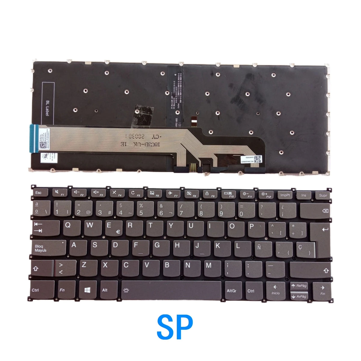 New US Spanish Language  Backlit Keyboard For Lenovo IdeaPad S540-14IWL S540-14IML Air 14 2019 yoga 340-14 340S-14 Lenovo laptop repair parts