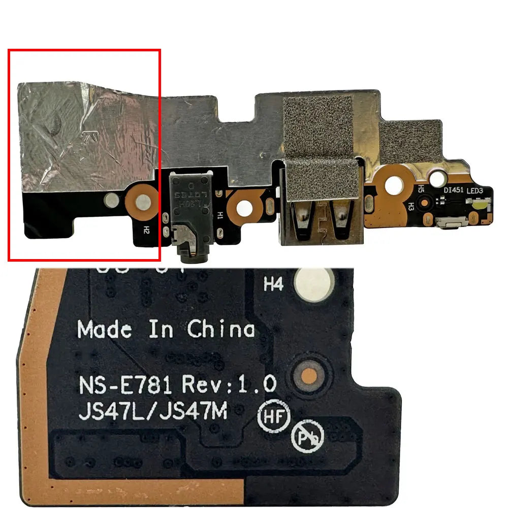 OEM For Lenovo Yoga 14s ACH ARH ITL IHU Slim 7 Pro 14IHU5 14ITL5 14NTL 14IIL Laptop Audio USB Jack Switch Power Button BoardLenovo laptop repair parts