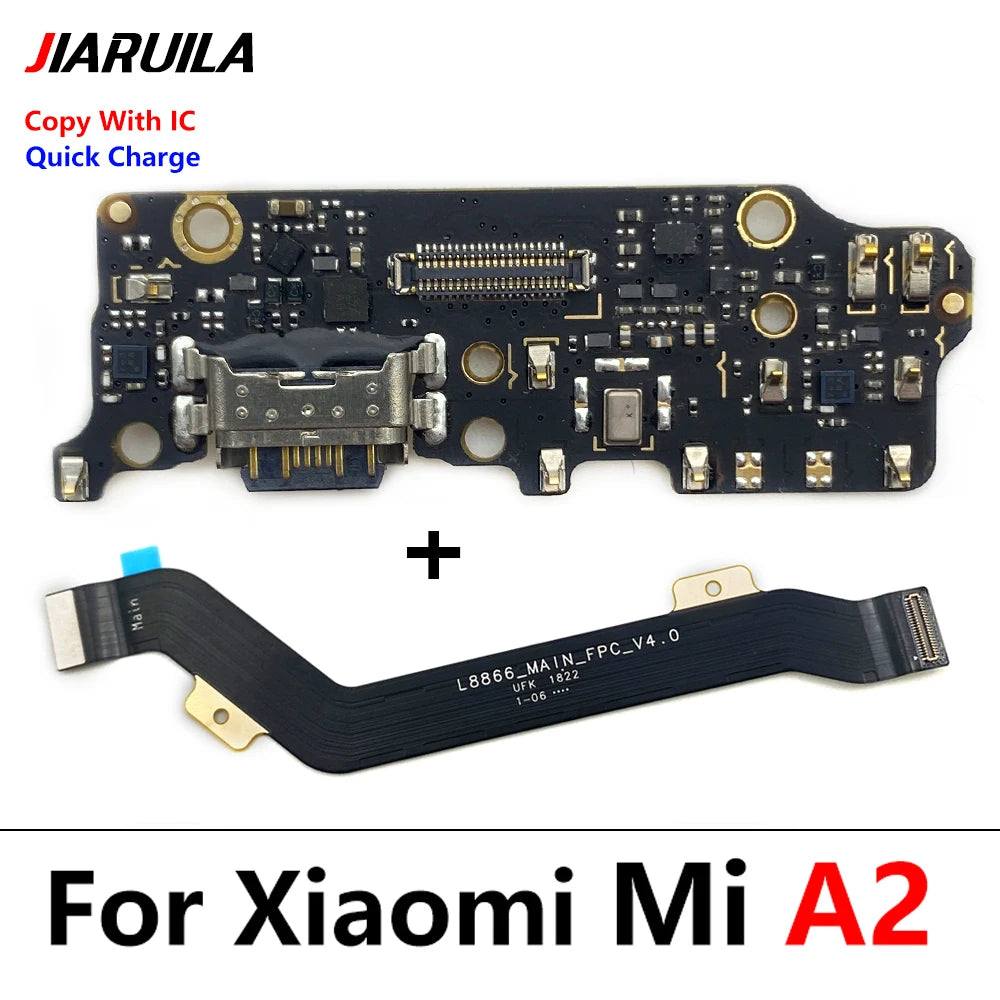 New For Xiaomi Mi A1 A2 A3 Lite 5X 6X USB Charging Port Dock Charger Plug Connector Board Main Mainboard Flex Cable  Xiaomi  Xiao mi phone repair parts