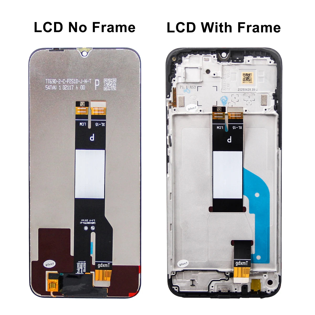 6.9" For Redmi 15C 4G LCD Display Touch Screen With Frame For Redmi 15C 5G 2508CRN2BC LCD Digitizer Assembly Repair Parts Tested Xiaomi phone repair parts