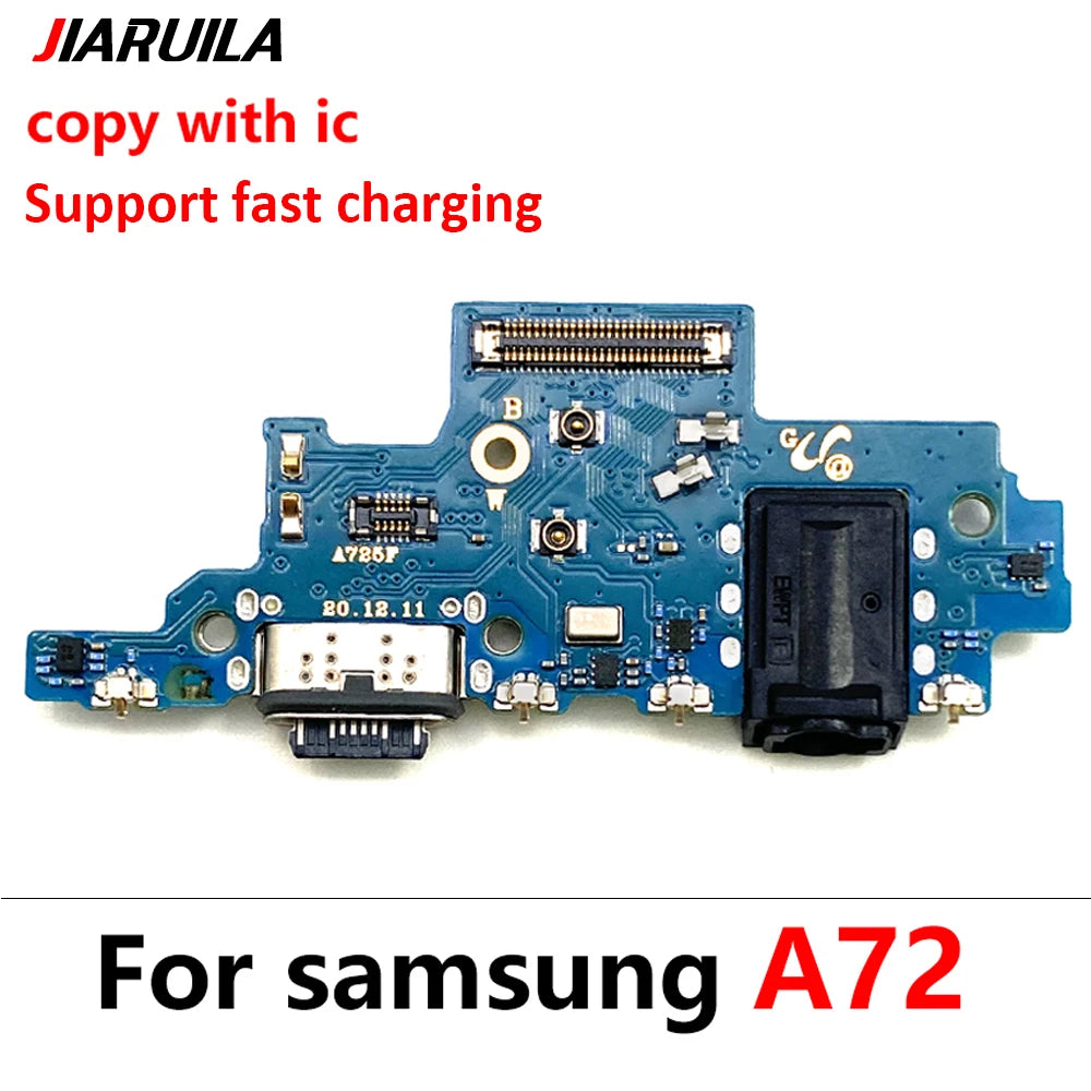 For Samsung A72 A725 A725F USB Board Charging Port Board USB Connector Board Flex Cable Samsung phone repair parts