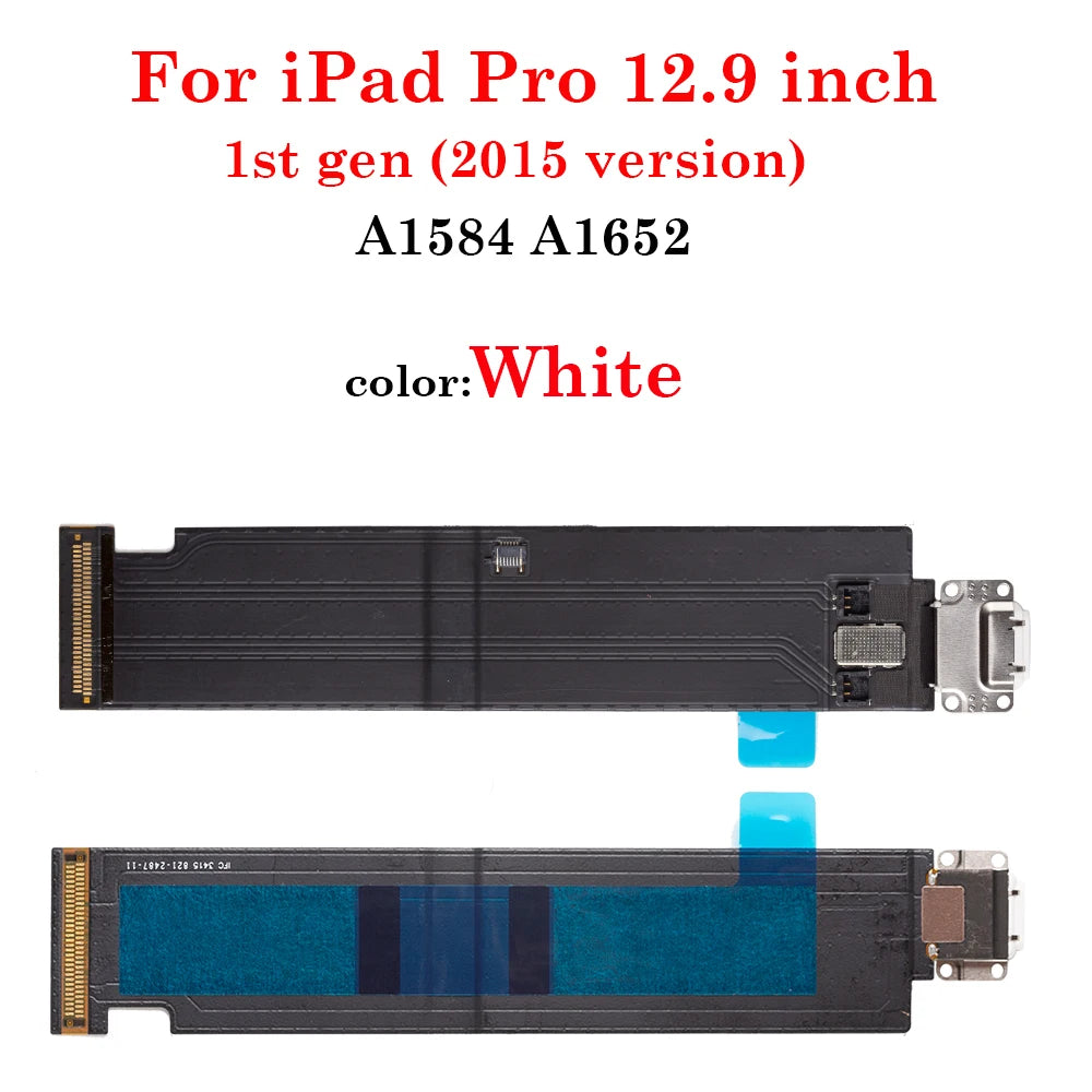 USB Charging Charger Port Dock Connector Data Flex Ribbon For iPad Pro 9.7 10.5 11 12.9  inch 1st 2nd 3rd 4th 5th Generations iPad tablet repair parts